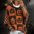 thumbnail image 2 of Halloween Salem Witch Broom Hoodies for Women Halloween Salem Witch Spooky Season Sweatshirt Witch Costume Hocus Pocus Pullover Tops Yellow M, 2 of 5