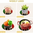 thumbnail image 5 of SKYSONIC Mexico Flag Pot Holders Trivets, 2 Pcs Heat Resistant Trivets,Football Supporters Cotton Thread Weave Mats for Hot Pads Pans Pot Bowl Teapot for Kitchen Decor, 5 of 7