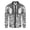 Silver, variant on Men Shiny Metallic Silver Bomber Jacket, Ribbed Cuff Collar Zip Up Lightweight Party Club Varsity Coat
