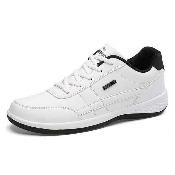2023 New Golf Shoes Light Men's Casual Sports Shoes Breathable Waterproof Anti-slip Shoes Outdoor Men's Size 38-48 WHITE 43