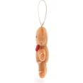 thumbnail image 2 of Jellycat Festive Folly Gingerbread Fred Ornament, 2 of 4