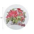 thumbnail image 4 of Printed Metal Charger Plate (Poinsettia) (13") - Set of 12, 4 of 4