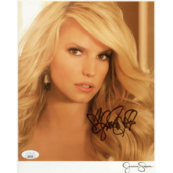 Jessica Simpson Signed Autographed 8X10 Photo Pop Singer Superstar JSA LL87159