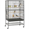 Renwick 52 inch Bird Parrot Cage for Parrot Parakeet Finches, Black