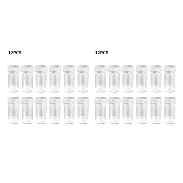Toystoory Botellas de almacenamiento de diamantes de imitación, contenedores redondos de plástico para joyas, cajas organizadoras de cuentas para Type1 NO1 Toystoory CBP155897
