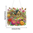 thumbnail image 2 of Kit Arte Con Diamantes DIY Casa Flores Forma Especial Doble Cara, 2 of 9