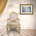 thumbnail image 3 of Atelier B Art Studio 24x17 Gold Ornate Wood Framed with Double Matting Museum Art Print Titled - ABSTRACT BIRDS ON ELECTRIC WIRE, 3 of 4
