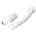 thumbnail image 2 of Sink Drain Pipe, Rubber Gasket ABS Flexible Adjustable Sewage Drainer Pipe Non Return Valve  For Home Kitchen, 2 of 8