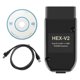 thumbnail image 3 of For VAG COM 22.3 OBD2 Scanner HEX V2 USB For Golf A6 Skoda Seat Unlimited VINs ATMEGA162+16V8+FT232RQ, 3 of 4