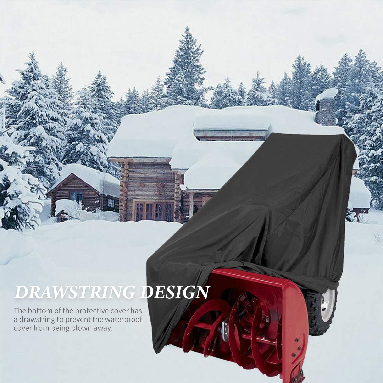 Snow Joe Universal Protective Cover For 21-inch Electric Snow Blowers, Single-Stage Compatible - View #4