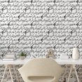 thumbnail image 3 of Ambesonne Music Peel & Stick Wallpaper for Home, Abstract Clef Sheet, 13"x72", Black White, 3 of 6
