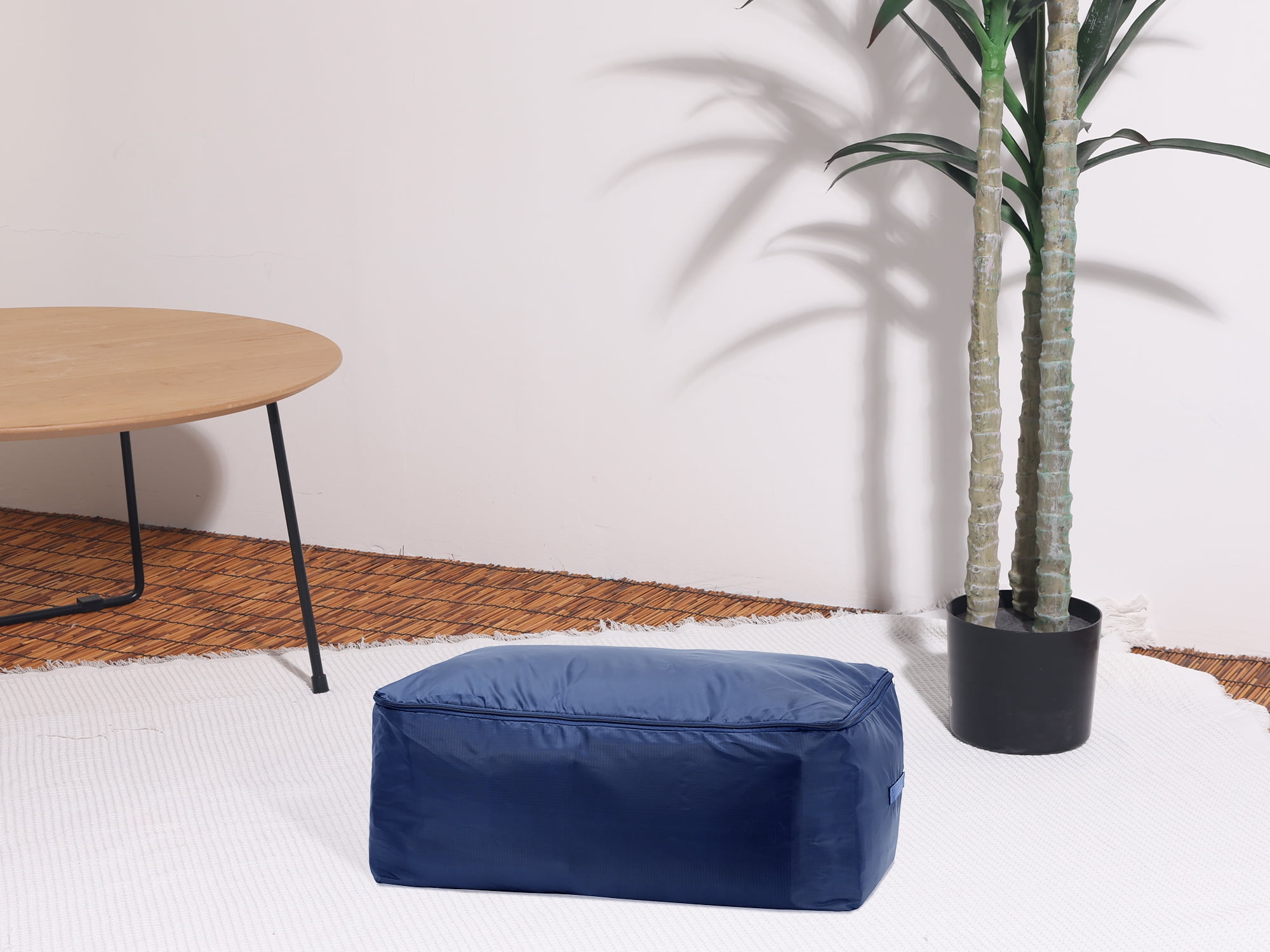 Unique Bargains 1 Pack Clothes Storage Bags Moving Bags Navy Blue 27.5*19.5*12in