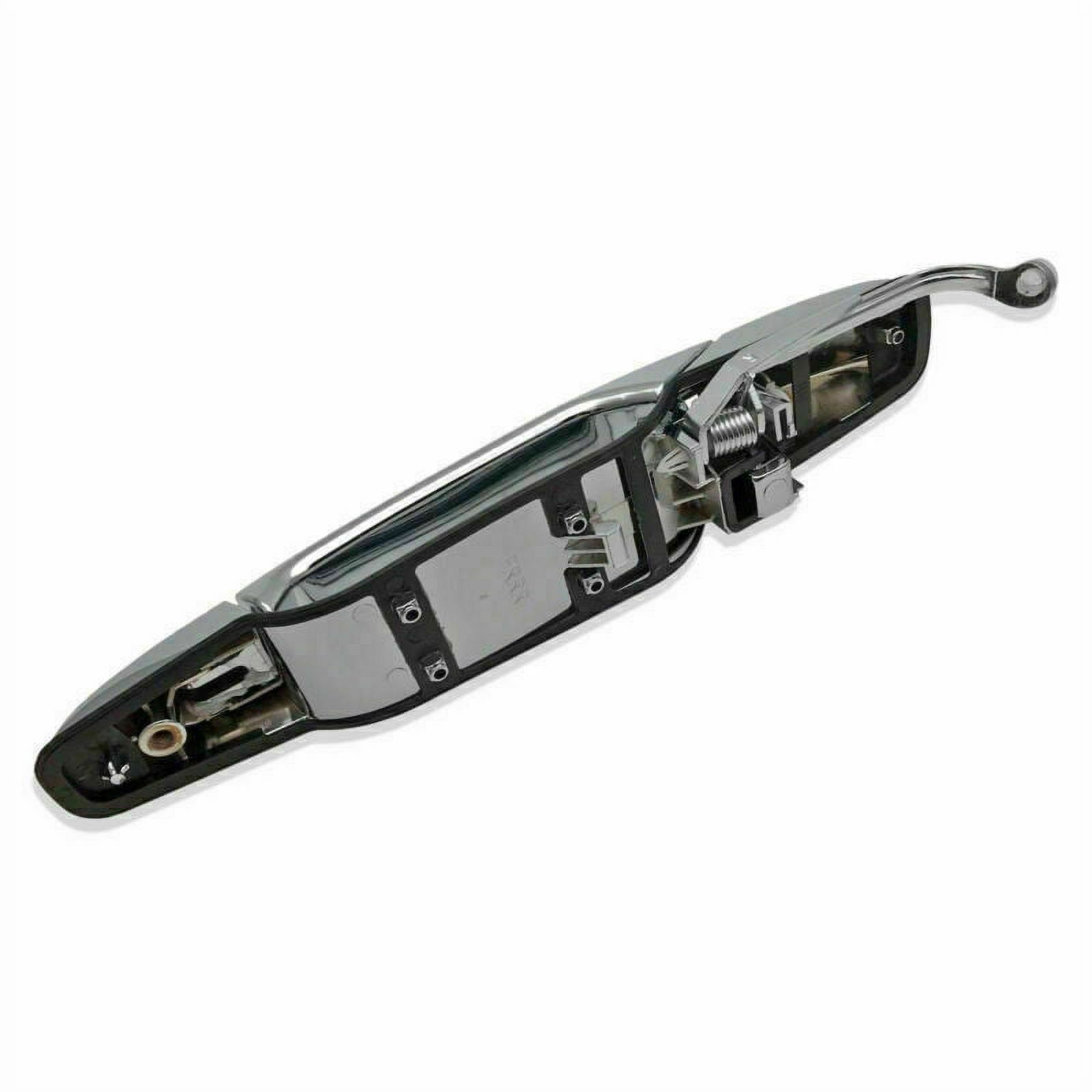 Ignition Rear Right Outer Door Handle – Fits 07-13 Chevy Silverado GMC, Black