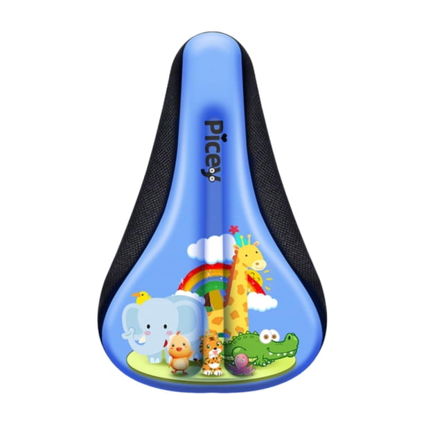 Funda de cojín para asiento de bicicleta infantil, accesorios de ciclismo, ciclismo infantil para niños y niñas, funda protectora cómoda para asiento Animales