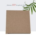 thumbnail image 3 of Simple Couverture en Lin DIY Album Auto-Adhésif Scrapbook Fait Main Créatif 20 Pages 6, 3 of 8