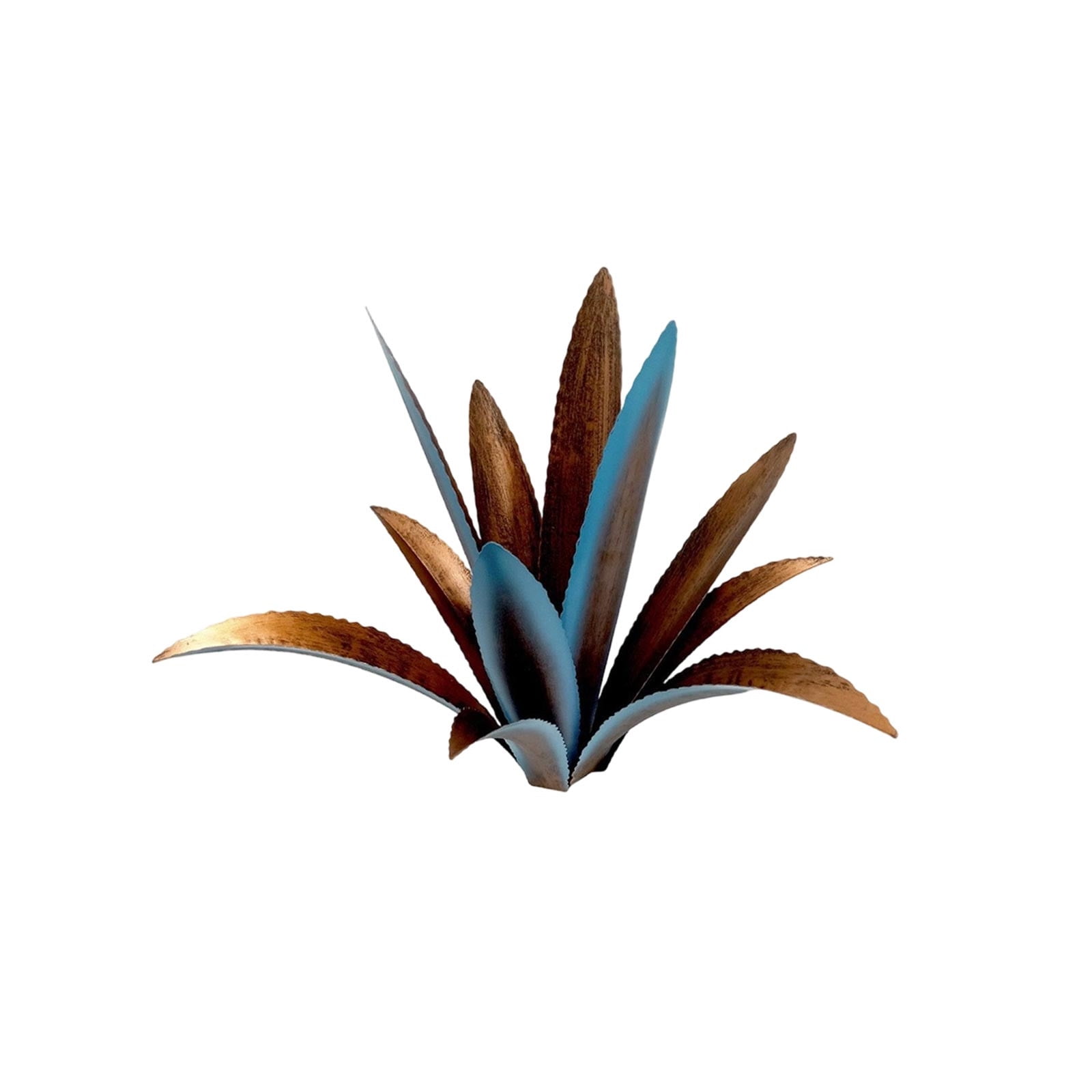 Gumesh Metal Agave Garden Art Metal Plant Country Sculpture Statue Outdoor Decoration Agave Metal Plant Courtyard Garden Lawn Ornament Gift