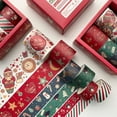 thumbnail image 5 of Juego De Cintas Washi, 6 Rollos De Cinta Adhesiva Decorativa Con Diseño Navideño, Cinta Para álbumes De Recortes, Manualidades Y Envoltorios De Regalos, Decoración Navideña, Oficina, 5 of 5