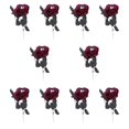 thumbnail image 3 of veasfak 10Pcs Halloween Artificial Roses with Eyeballs Floral Arrangements Props Novelty Red, 3 of 9