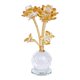 thumbnail image 1 of Lotus Flower Figurine Artwork Collectible para Mantels Bookshelves Aniversario Amarillo, 1 of 8