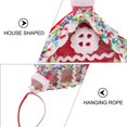 thumbnail image 2 of 1pc House Shape Hanging Adornment Xmas Tree Resin Pendant Hanging Ornament, 2 of 4