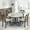 Gray, variant on 5 Dining For 4, Modern Solid Wood Table In Gray, & Faux Marble, Straightforward Assembly 4 Wood, Robust Simple Instructions