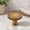 Antique Brass, variant on Brushed Nickel Drawer Pulls, 1-1/4 Inch Cabinet Knobs, 10 Pack | Solid Zinc Alloy, Single Hole, Round Smooth Shape, Simple Cabinet Hardware for Cupboard Drawers