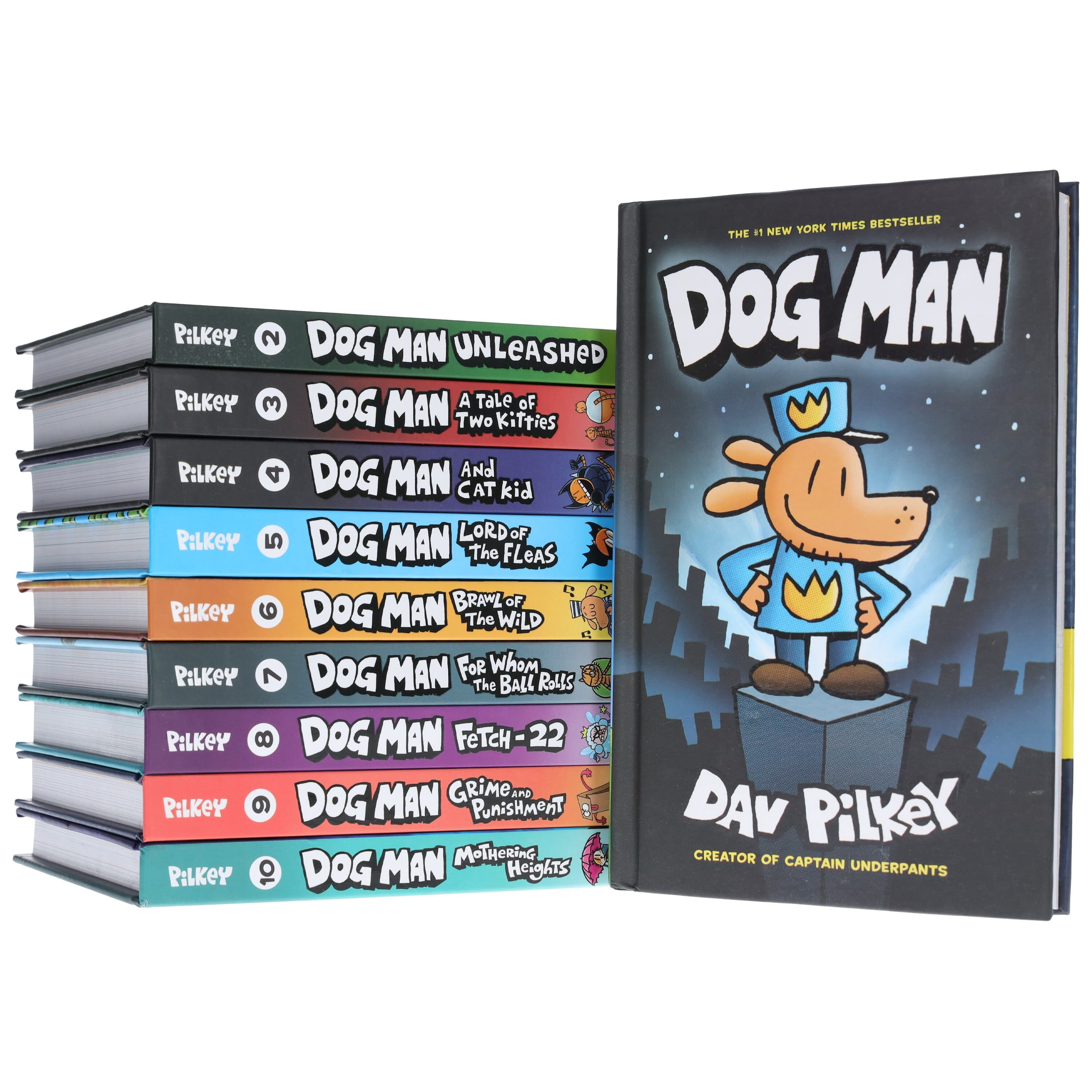 児童書セット Dog Man, Big Nate Dog Man: the Supa Buddies Mega Collection 10 Book Set Hardcover