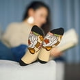 thumbnail image 5 of Pofeuu Gnomes Happy Thanksgiving Print Crew Socks, Adult Running Hiking Socks for Youth and Adult, 5 of 7