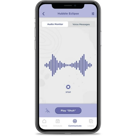 Hubble Eclipse+ Smart Wi-Fi Portable Audio Monitor and Soother Machine