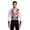 Red, variant on Men Latin Dance Jumpsuit Shirt V Neck Long Sleeve Ballet Dance Unitard Leotard Tango Rumba Gymnastics Bodysuit Dancewear Red S