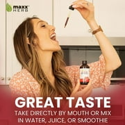 Maxx Herb Red Maca Root Liquid Drops Immune Support & Energy Supplement, 4 Oz