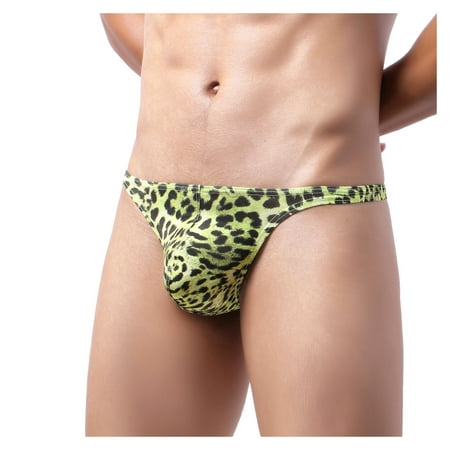 

EUHDSSDE Follure Men Fashion T-back Thin Thong Low-Waisted Soft Briefs Underpants Underwear
