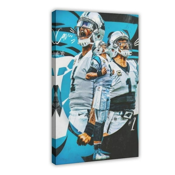 American Football Cam Newton Posters Sports Star 11 Canvas Poster