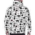 thumbnail image 5 of Hoodies for Men - halloween cat bat spider web Long Sleeve Comfrt Men'S Fashion Hoodies & Sweatshirts, Sweatshirts for Men Hoodies Pullover Clothing Clothes with Pouch, 5 of 7