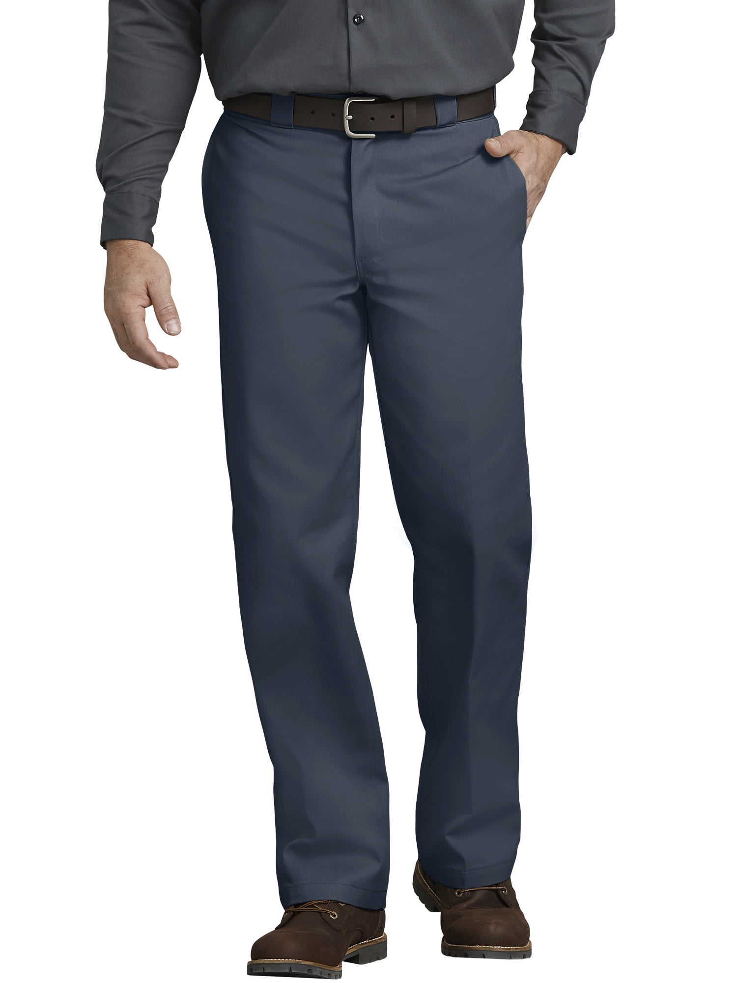 dickies pleated work pants with cell phone pocket