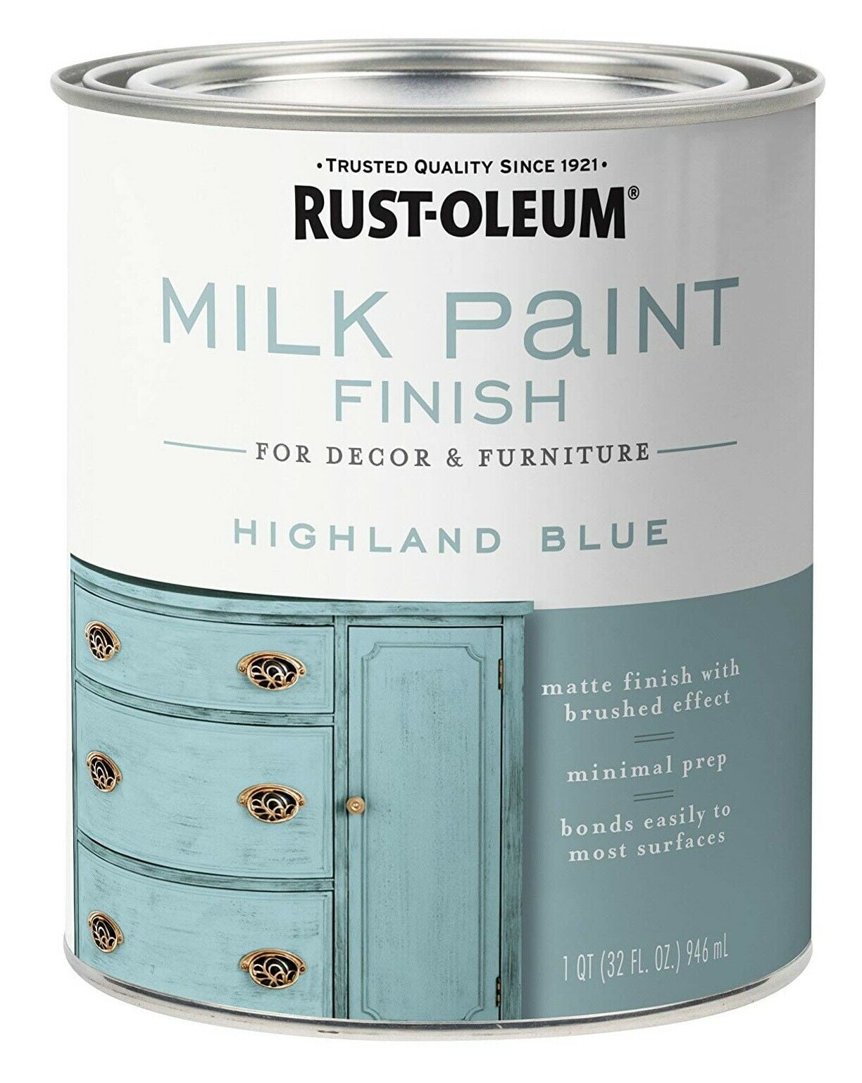 RustOleum 331050 WaterBased Acrylic Milk Paint, 32 Ounce Walmart