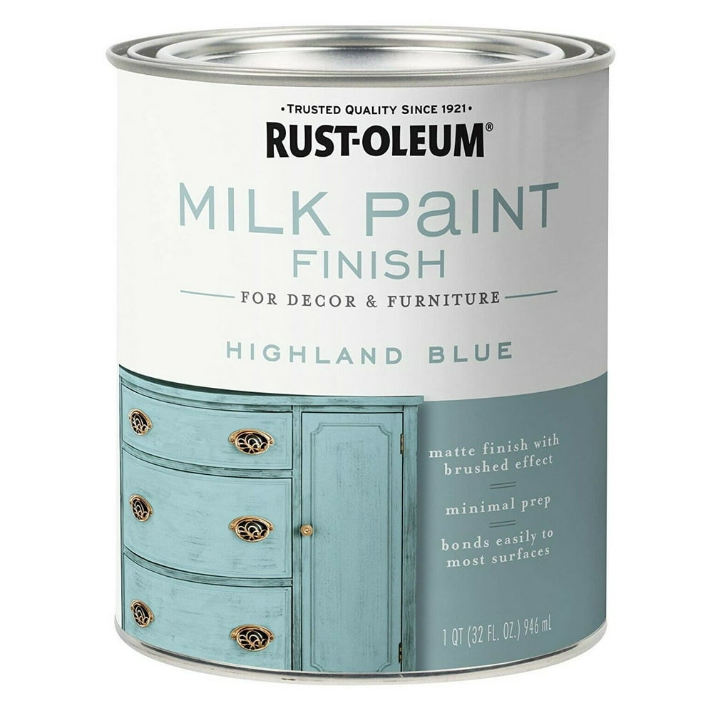 RustOleum 331050 WaterBased Acrylic Milk Paint, 32 Ounce Walmart