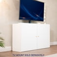 thumbnail image 6 of VIVO White Motorized Vertical Lift Concealed TV Cabinet, Hold 32”-55” TVs, 6 of 8