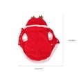 thumbnail image 2 of SHOWERORO Dog Deer Costume in Flannel for Photo Taking 1Pack, 2 of 5