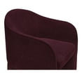 thumbnail image 5 of Moe's Home Collection CLARA Fabric Dining Chair Purple Color, 5 of 6