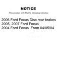 thumbnail image 2 of SIM Front Rear Semi-Metallic Brake Pads Kit for Car Ford Focus KSM-100451, 2 of 8