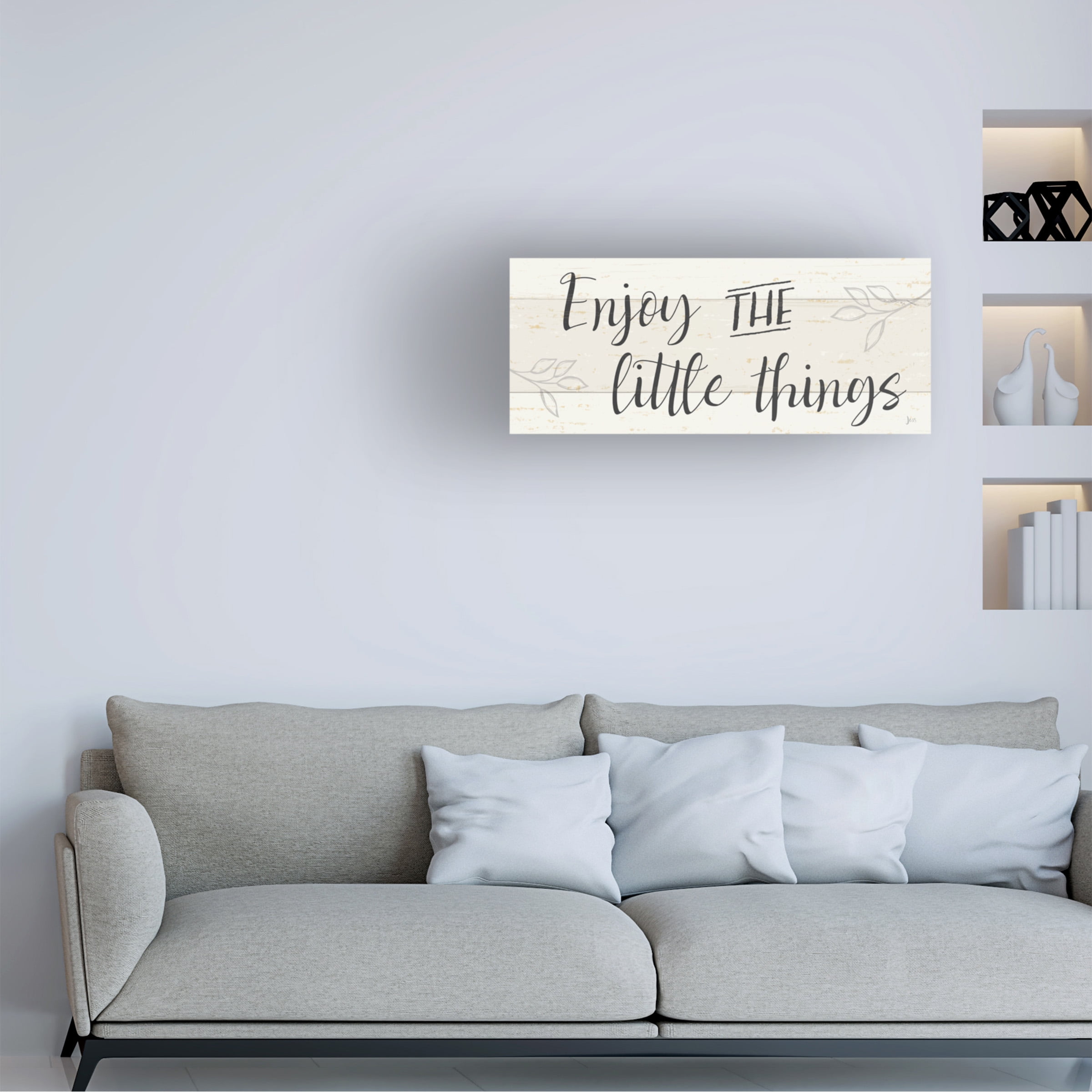 Trademark Fine Art 'Simple Signs I' Canvas Art by Jess Aiken