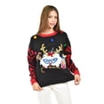 thumbnail image 1 of Sueter navideño divertido Roman Fashion /Juvenil, ABW37 (Negro) negro CH, 1 of 5