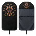 thumbnail image 6 of FUIALDOLG 1 Pack Car Seat Towel Cover Terry Cloth Seat Cover Easy Install, Compatible with Van Truck SUV Seat, Waterproof Dragonfly Floral Car Seat Cover, 6 of 7