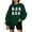 Dark Green, variant on KimSoong Halloween Sweatshirts for Women Ghost Reading Books Sweater Cute Spooky Bookish Shirt Fall Pullover Tops