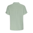 thumbnail image 6 of ZJXFGS Ladies Blouses Ladies Tops Fringe Tops for Women Cute Blouses for Women Women'S Shirts Womens' Tops Tees & Blouses Plus Size Women Blouses Green M, 6 of 9