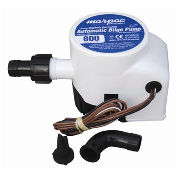 Marpac 32-47261-2M Premier Automatic Bilge Pump 1250Gph 3/4"Hose Field Effect