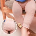thumbnail image 2 of Uccdo Toddler Girls Casual Knitted Leggings Kids Bowknot Flower Tights Pant Stockings 6M-4T, 2 of 4
