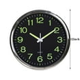 thumbnail image 3 of 12 Inch Luminous Silent Non Ticking Night Glow In The Dark Quartz Wall Clock, 3 of 6