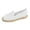 White1, variant on Casual Slip On Shoes for Women with Stretch Panels Breathable Mesh On Fisherman Shoes With Striped Design For Casual Wear